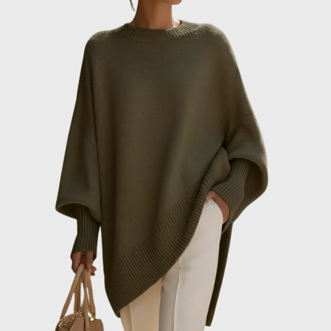 Livia™ I oversize poncho-sweater