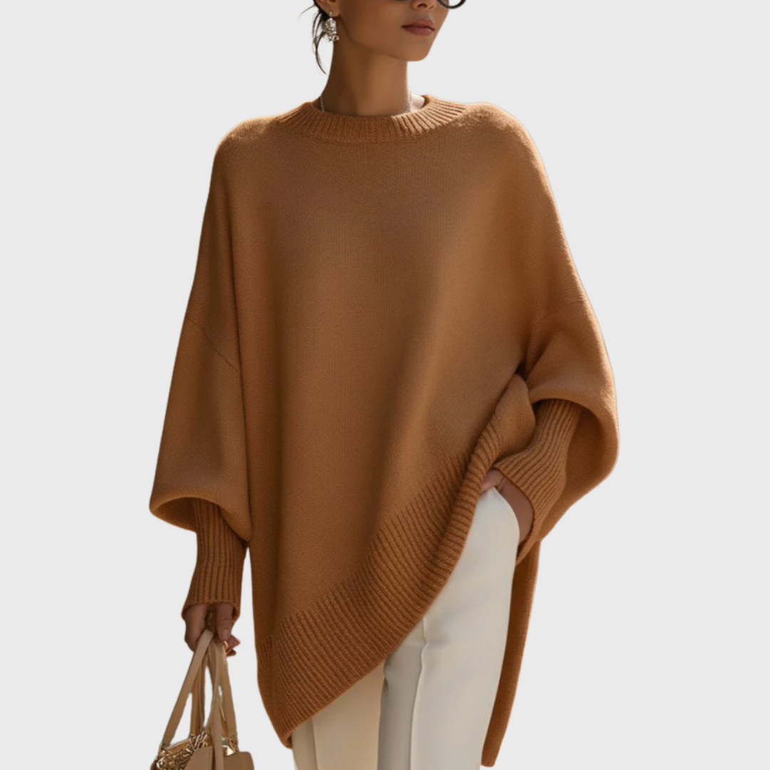 Livia™ I oversize poncho-sweater