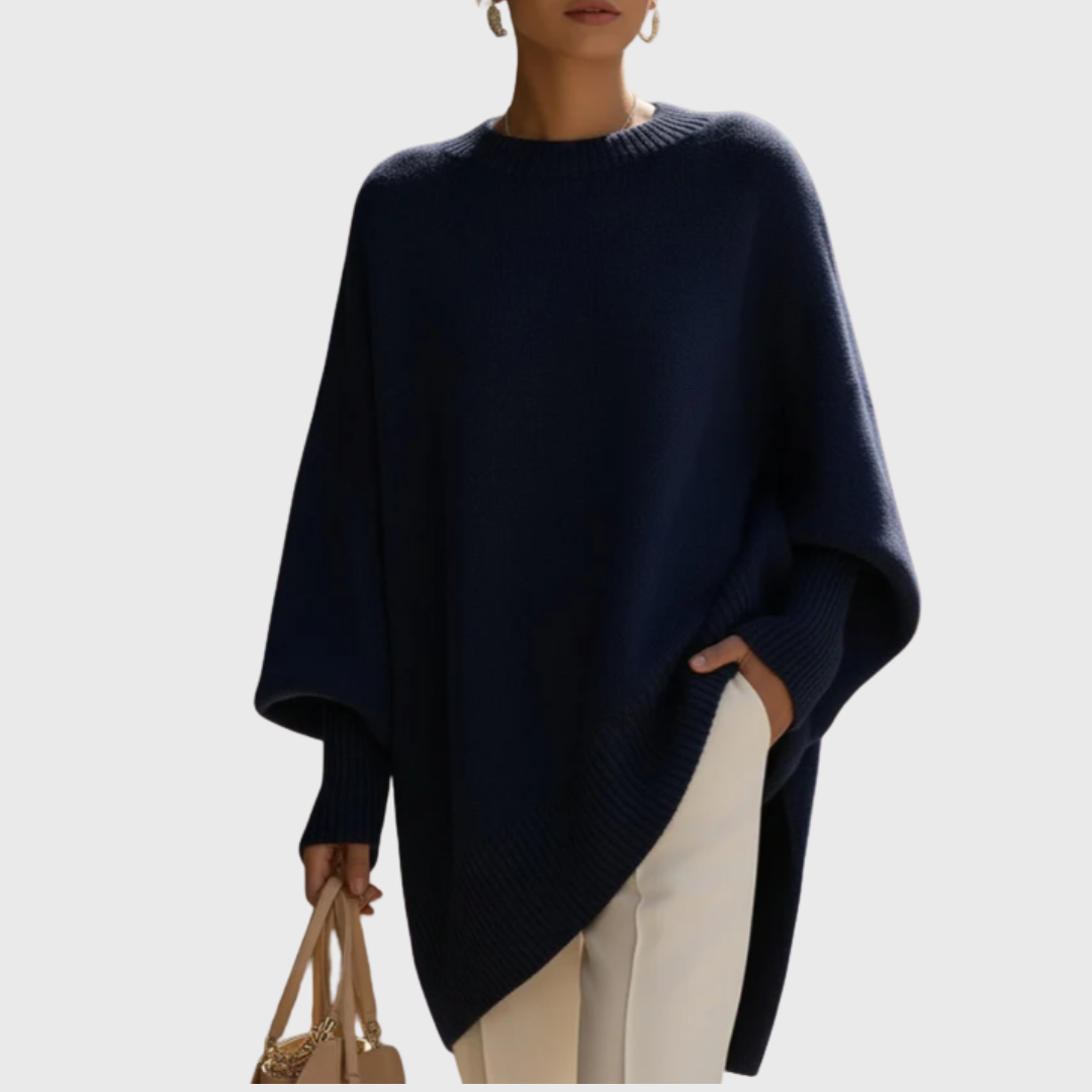 Livia™ I oversize poncho-sweater