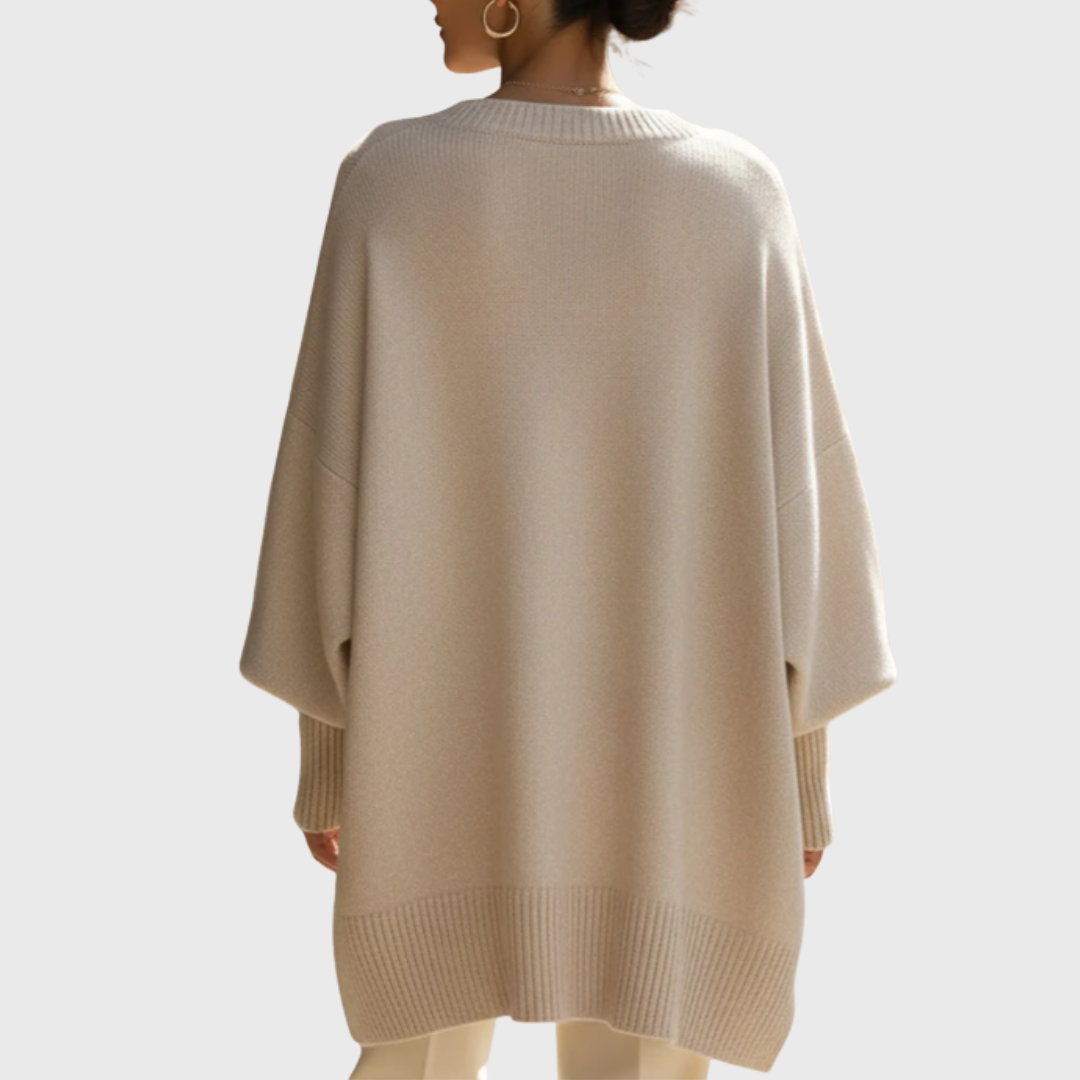 Livia™ I oversize poncho-sweater