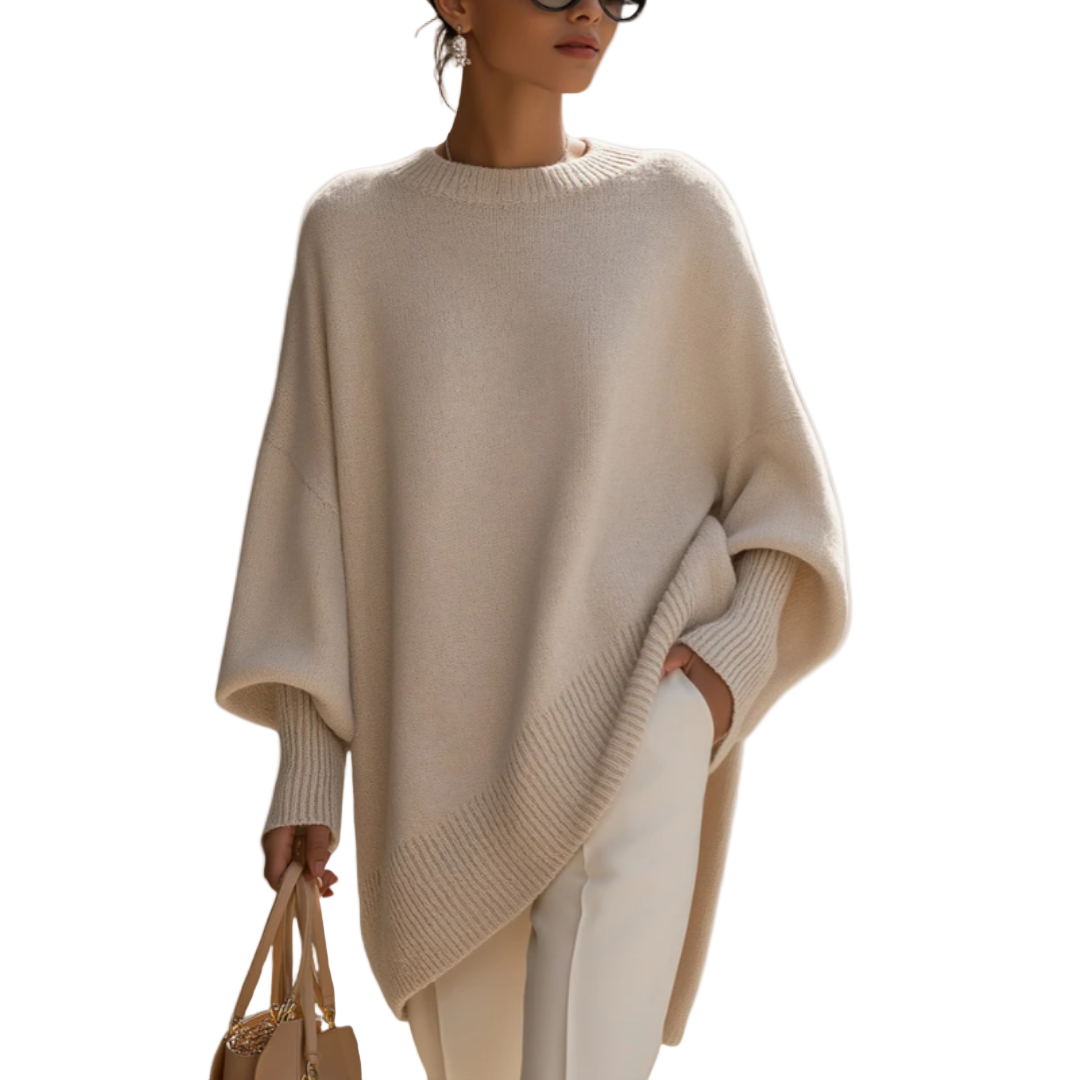 Livia™ I oversize poncho-sweater