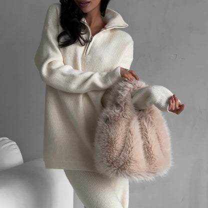 Elise Leroy Elegant strikket sæt