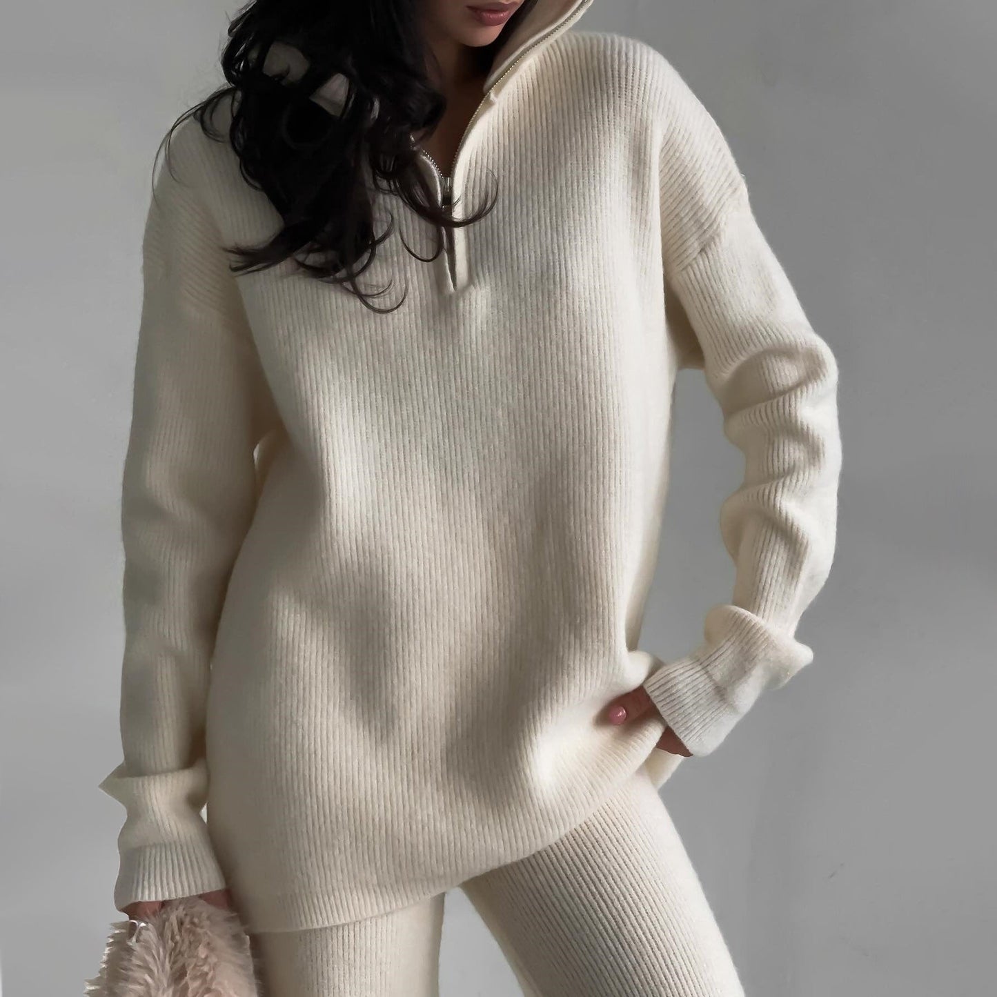 Elise Leroy Elegant strikket sæt