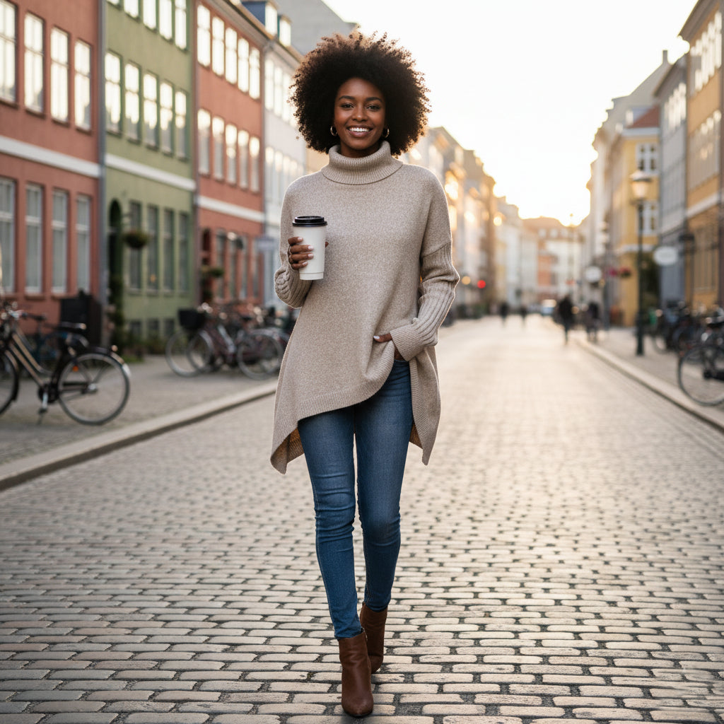 Sonja | Oversized behagelig skjorte