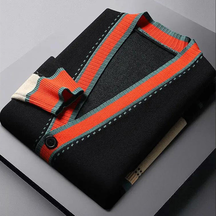 Elegance Geometrisk strikket cardigan