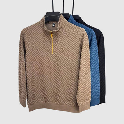 Lorenzo Vitali Jacquard Luxe Sweater