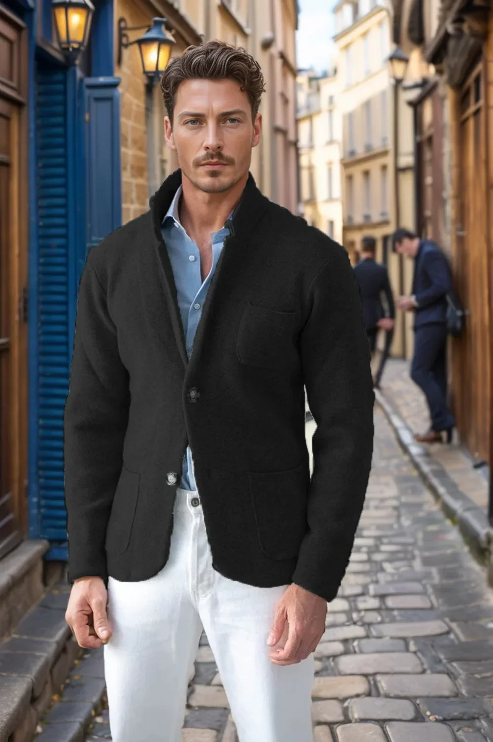 Elegant Knitted Jacket by Felix Grant