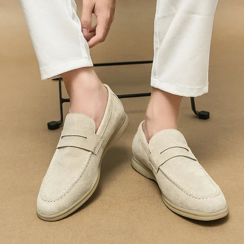 Alessandro Veneti Elegant Suede Loafers