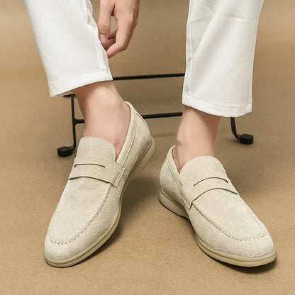 Alessandro Veneti Elegant Suede Loafers