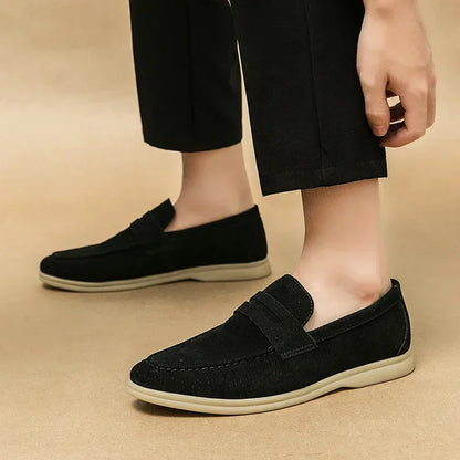 Alessandro Veneti Elegant Suede Loafers