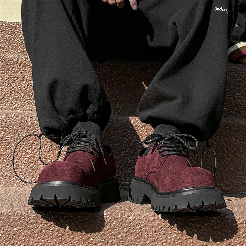 Wexley - Burgundy - Herresko i ruskind