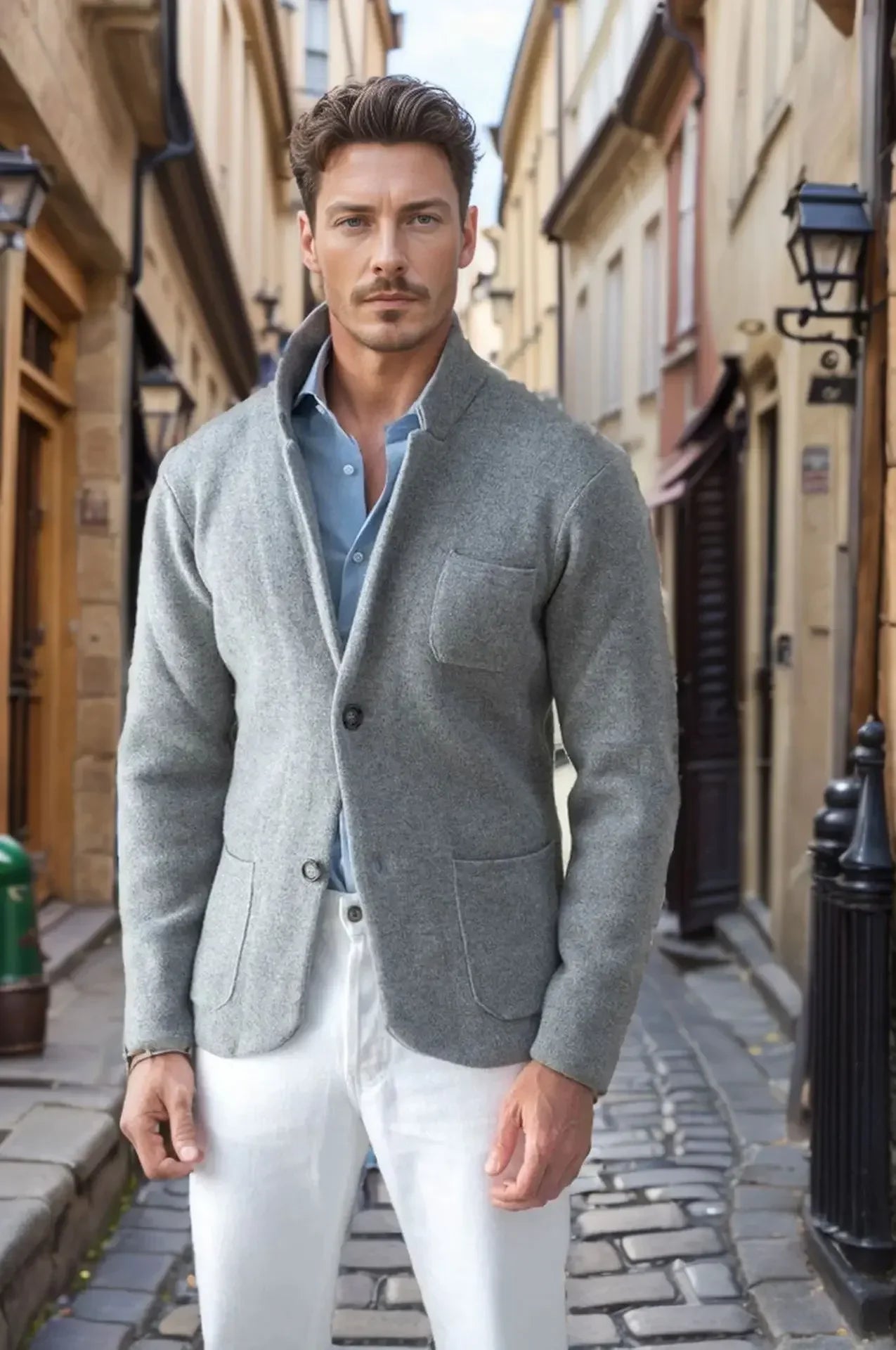 Elegant Knitted Jacket by Felix Grant