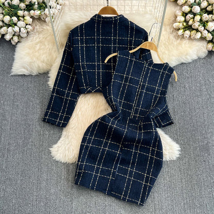 Valentina Rossi Tweed 2-delt sæt